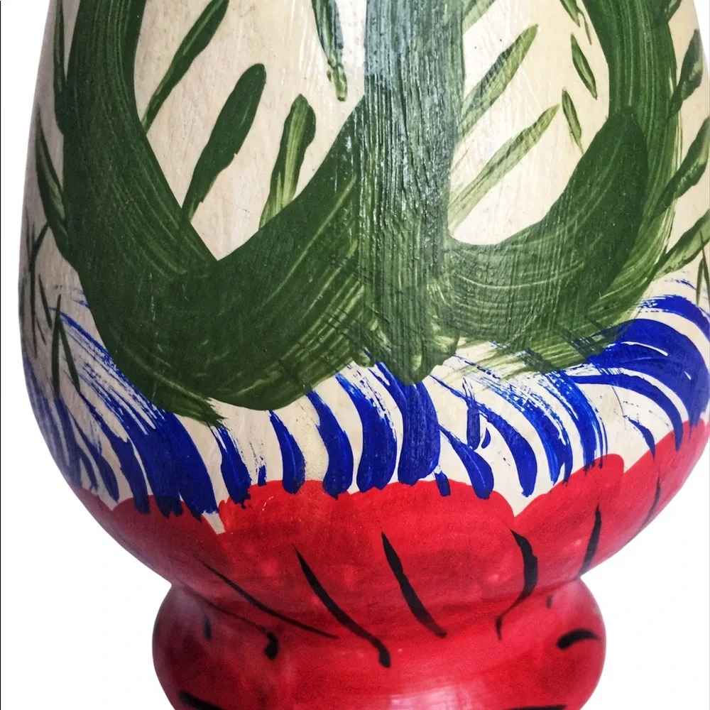 Hand Painted Norell Gudaitis Original Art Vase